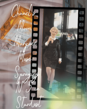 *Chanel’s Moon Marquee Muse: Spraying N°5 in Stardust* Hollywood Blonde Glamour VIDEO