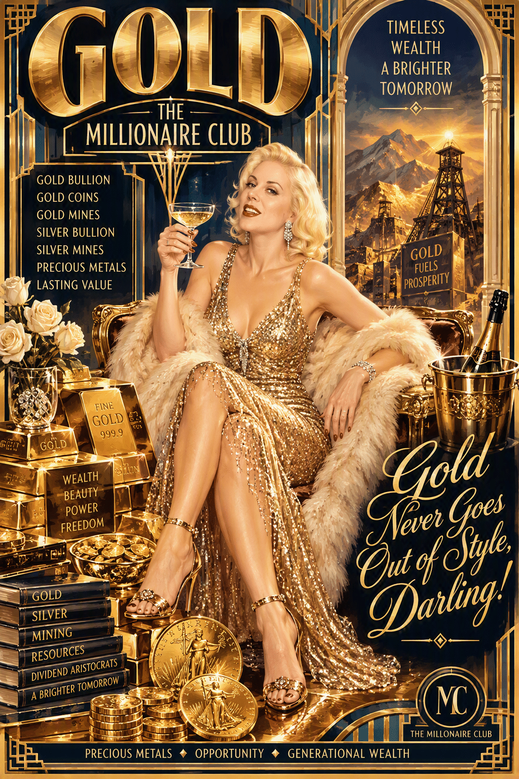 Millionaire Club ~ Contribute to My Gold Holdings