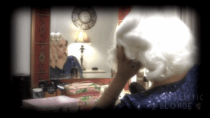 *HOLLYWOOD BLONDE HAIRBRUSHING* at Mae West’s Vanity!’ Mesmerizing Hollywood Blonde Glamour Video