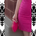 Money Domineiress OOTD: Platinum Blonde in HOT PINK LACE out spending YOUR money! (Outfit of the Day!) PHOTOS