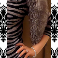 powerful CAPTIONED PHOTOS; Blue Fox Fur Glamour & Financial Worship Mesmerism!!