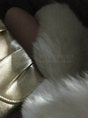 Imperious Goddess in Furs, Fur Boss *OUT & ABOUT in FULL LENGTH WHITE MINK*