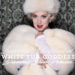 *Luxuriously Resplendent White Fur Goddess* ~ Luxury Fur Glamour Blonde Financial Worship VIDEO