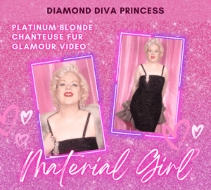 *Material Girl* ~ Platinum Blonde Chanteuse Fur Glamour Film