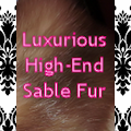 Luxury Sable Fur Fashion